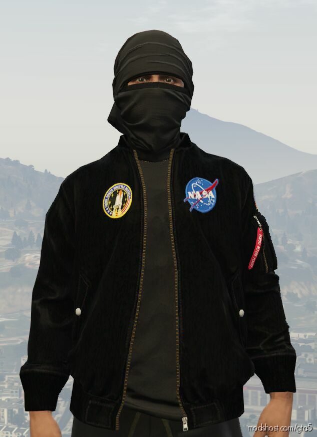 GTA 5 Player Mod: Nasa GEN 1 Flight Jacket – MP Male (Featured)