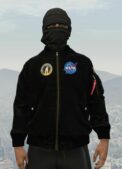 GTA 5 Player Mod: Nasa GEN 1 Flight Jacket – MP Male (Image #4)