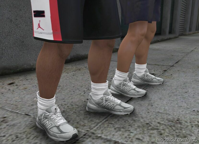 GTA 5 Player Mod: NEW Balance Shoes For Frank V1.1 (Featured)