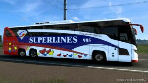 ETS2 Scania Mod: Touring Philippine Buses Skin pack (Image #2)