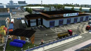Skin BIG GARAGE A.V.S. Logistica By Maury79 [1.47] for Euro Truck Simulator 2