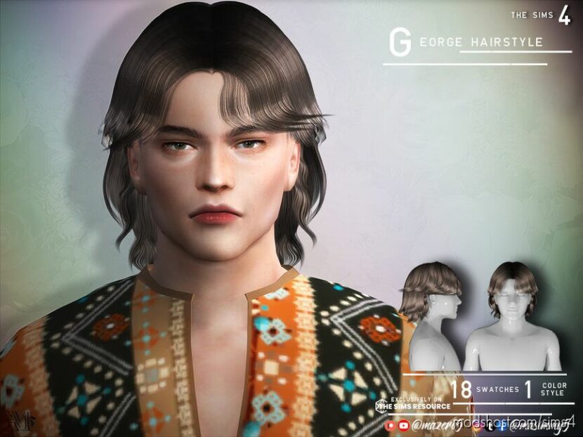 George Hairstyle for Sims 4