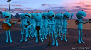 MR Meeseeks (Rick And Morty) [Add-On-Ped] V2.0 for Grand Theft Auto V