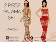 Piera – Pajama SET for Sims 4
