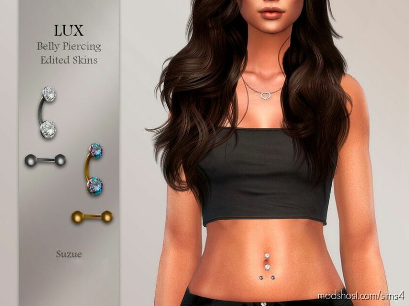 LUX Belly Piercing for Sims 4