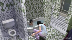 Infant Toddler No Diaper Bathing for Sims 4