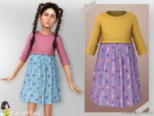 Olive Dress for Sims 4