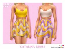 Catalina Dress for Sims 4