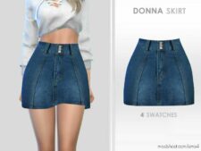 Donna Skirt for Sims 4
