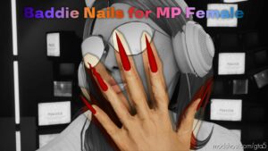 Baddie Nails For MP Female for Grand Theft Auto V
