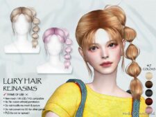 72 Lury Hair for Sims 4