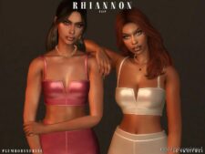 Rhiannon TOP for Sims 4