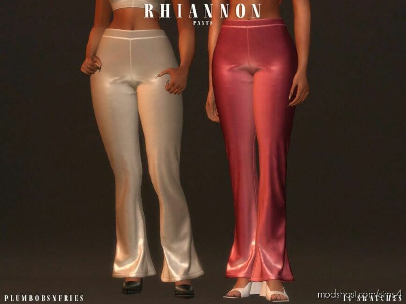 Sims 4 Female Clothes Mod: Rhiannon Pants (Featured)