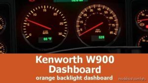 Dashboard Kenworth W900 for American Truck Simulator