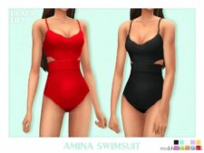 Amina Swimsuit for Sims 4
