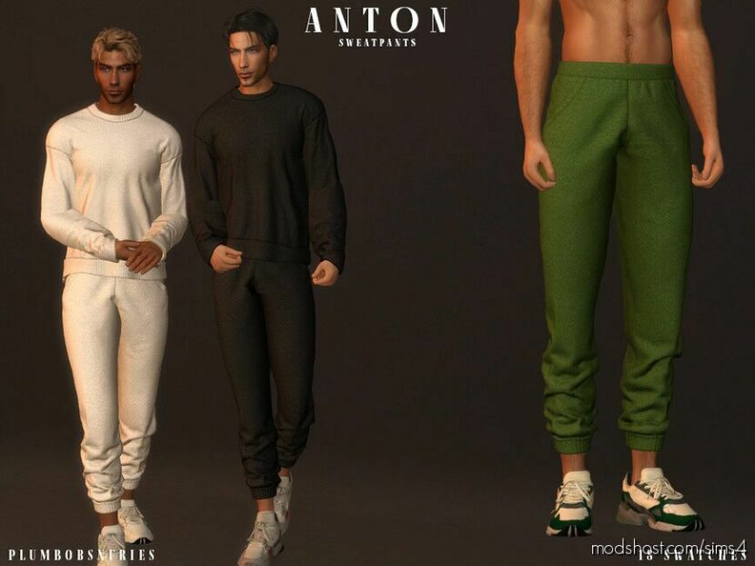 Anton Sweatpants for Sims 4