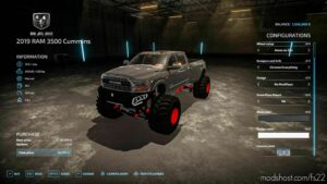 FS22 Dodge Car Mod: RAM 3500 (Image #3)