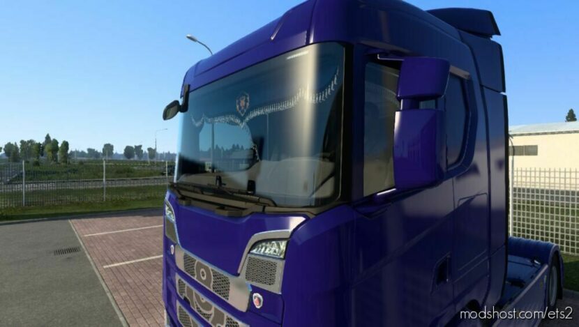 WOW Alliance Curtains Scania for Euro Truck Simulator 2