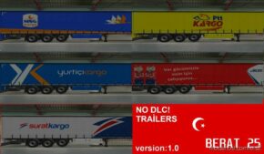 Turkish Cargo Trailer Skins for Euro Truck Simulator 2