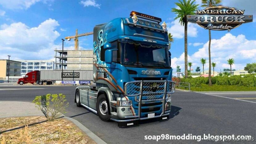 Scania R & Streamline By Soap98 V1.2.1 [1.47] for American Truck Simulator