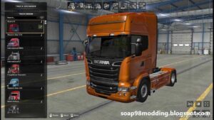 ATS Scania Truck Mod: R & Streamline By Soap98 V1.2.1 1.47 (Image #3)