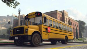 Brute School BUS & Derby BUS [Add-On | Liveries | Template | Sound | Custom Shards] V1.1 for Grand Theft Auto V