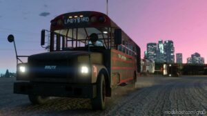 GTA 5 Vehicle Mod: Brute School BUS & Derby BUS Add-On | Liveries | Template | Sound | Custom Shards V1.1 (Image #5)