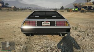 GTA 5 Vehicle Mod: Delorean DMC Add-On | Vehfuncs V V0.1 (Image #4)