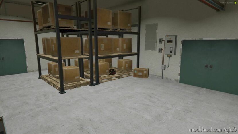 GTA 5 Map Mod: MLO Small Warehouse Interior Add-On SP / Fivem V1.0.2 (Featured)