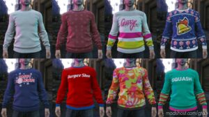 GTA 5 Player Mod: Improved Sweaters MP Female / MP Male V1.1 (Image #5)