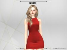 Sims 4 Adult Clothes Mod: Christa Dress (Image #2)