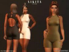 Nikita | Unitard for Sims 4