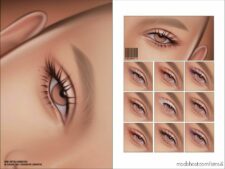 Maxis Match 2D Eyelashes | N34 for Sims 4