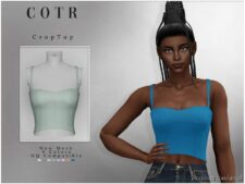 Crop TOP T-443 for Sims 4