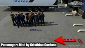 Passengers Mod V1.9 By Cristhian Cardoso [1.47] for American Truck Simulator