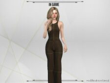 Sims 4 Everyday Clothes Mod: Crystal Jumpsuit (Image #2)