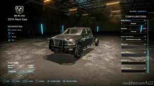 FS22 Dodge Car Mod: RAM Heavy Duty 2014 (Image #3)