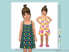 Fruit Summer Dress for Sims 4
