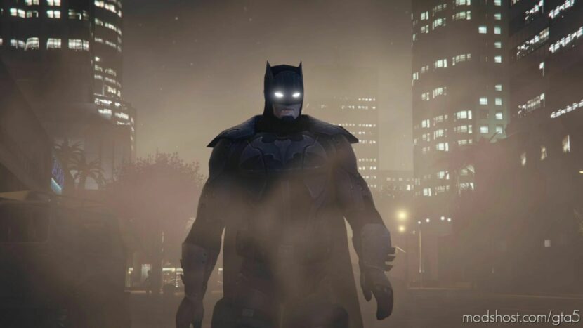 GTA 5 Player Mod: Dcuo Future Batman (Featured)