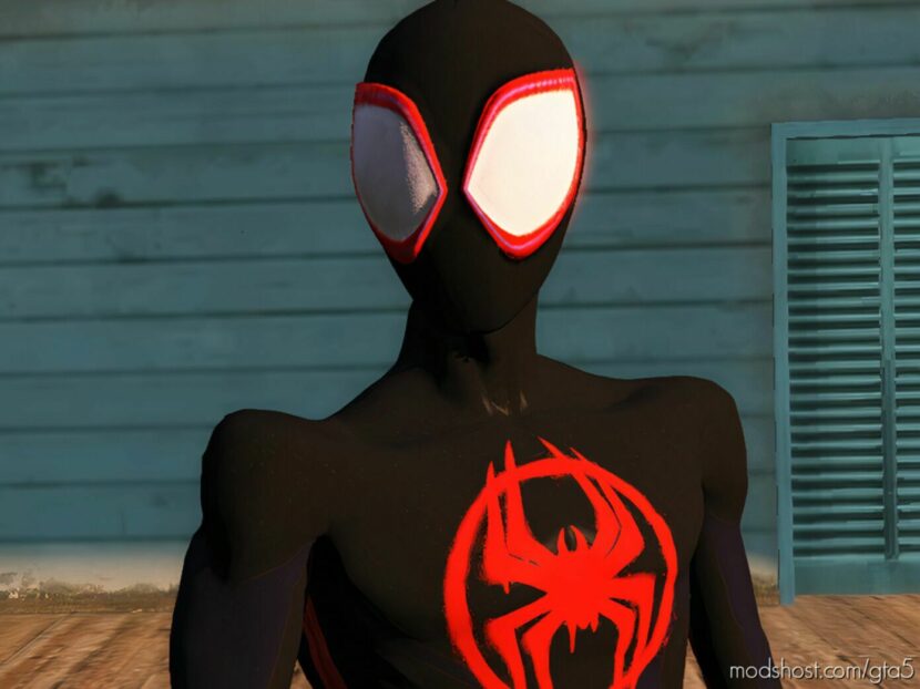 GTA 5 Player Mod: Miles Morales Add-On PED (Featured)