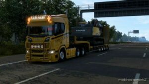 ETS2 Scania Skin Mod: L. A. W. TOL BV Scania R660 (Image #2)