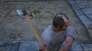 GTA 5 Weapon Mod: Double BIT AXE (Image #4)