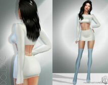 Wrap Mini Skirt [SET] DO927 for Sims 4