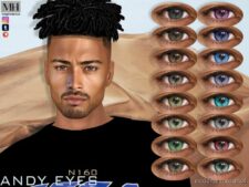 Andy Eyes N160 for Sims 4