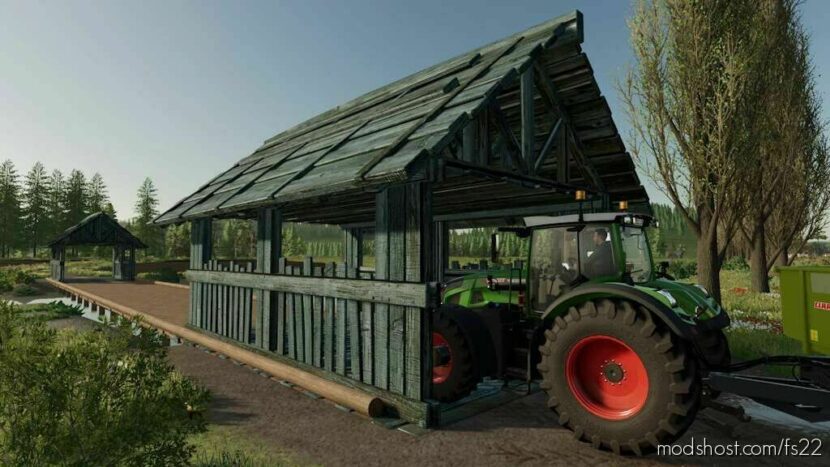 AN OLD Barnshed In The Style Of The Middle Ages for Farming Simulator 22