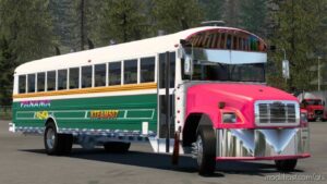 ATS Bus Mod: Diablo Rojo Thomas Panama 1.47 (Image #5)