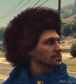 GTA 5 Player Mod: BIG Afro Hair MP Male (Image #3)