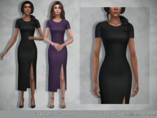 Violet Dress. for Sims 4