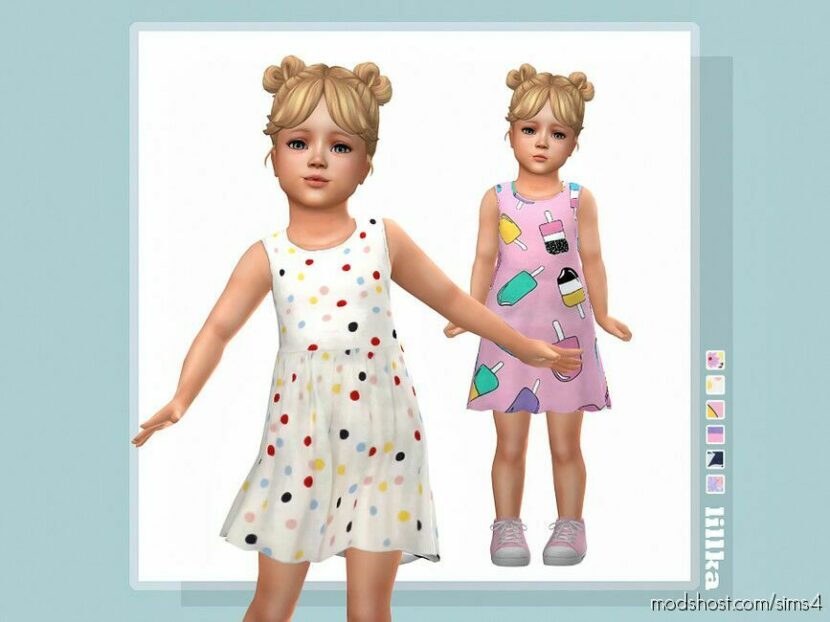 Skadi Dress for Sims 4