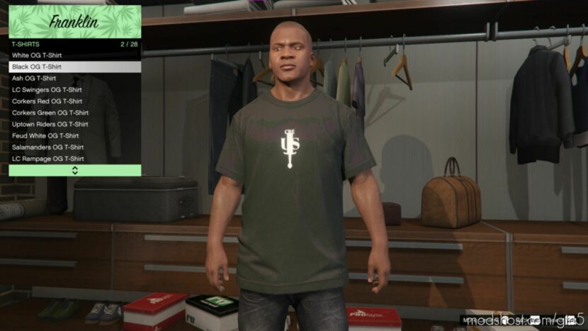 Iuscre Merch For Franklin V1.1 for Grand Theft Auto V